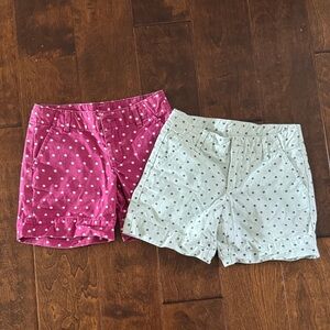 GAP Kids Starry Shorts - lot of two